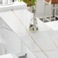 Marble Modern Double pedestal Patio Bar Table Indoor Bistro Bar Height Cocktail Table Clearhalo 'Bar Furniture' 'Bar Tables' 'bar_tables' 'furn' 'furn_bar_tables' 'Furniture' 'furniture_bar_tables' 'Kitchen & Dining Furniture' 4286386