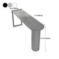 Marble Modern Double pedestal Patio Bar Table Indoor Bistro Bar Height Cocktail Table Clearhalo 'Bar Furniture' 'Bar Tables' 'bar_tables' 'furn' 'furn_bar_tables' 'Furniture' 'furniture_bar_tables' 'Kitchen & Dining Furniture' 4286421