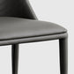 Modern Leather Curved Sloped Armless Chair Matte Finish Parsons Chair Clearhalo ' kitchen&dining_furn' 'Dining Chairs' 'Dining Tables & Seating' 'dining_chair' 'furn' 'furn_dining_chair' 'Furniture' 'furniture_dining_chair' 'Kitchen & Dining Furniture' 'kitchen' 4286485