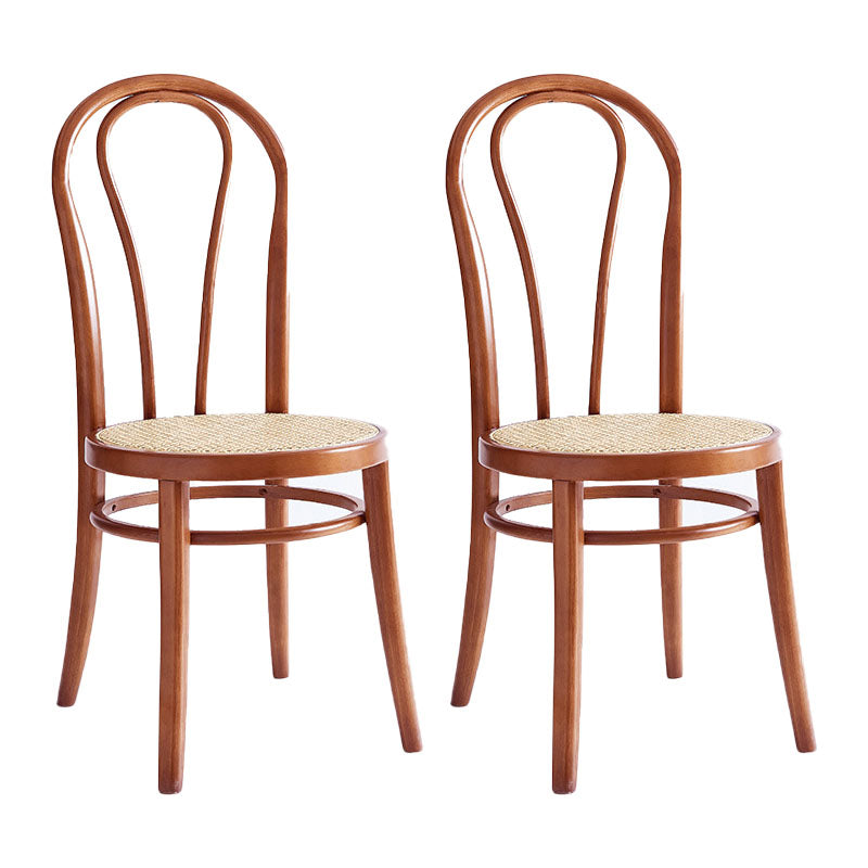 Traditional Wood Indoor-Outdoor Chairs Windsor Back Side Chair Red 2 Piece Set Clearhalo ' kitchen&dining_furn' 'Dining Chairs' 'Dining Tables & Seating' 'dining_chair' 'furn' 'furn_dining_chair' 'Furniture' 'furniture_dining_chair' 'Kitchen & Dining Furniture' 'kitchen' 4286492