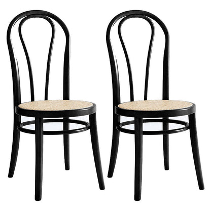 Traditional Wood Indoor-Outdoor Chairs Windsor Back Side Chair Black 2 Piece Set Clearhalo ' kitchen&dining_furn' 'Dining Chairs' 'Dining Tables & Seating' 'dining_chair' 'furn' 'furn_dining_chair' 'Furniture' 'furniture_dining_chair' 'Kitchen & Dining Furniture' 'kitchen' 4286497