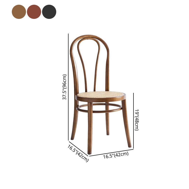 Traditional Wood Indoor-Outdoor Chairs Windsor Back Side Chair Clearhalo ' kitchen&dining_furn' 'Dining Chairs' 'Dining Tables & Seating' 'dining_chair' 'furn' 'furn_dining_chair' 'Furniture' 'furniture_dining_chair' 'Kitchen & Dining Furniture' 'kitchen' 4286503