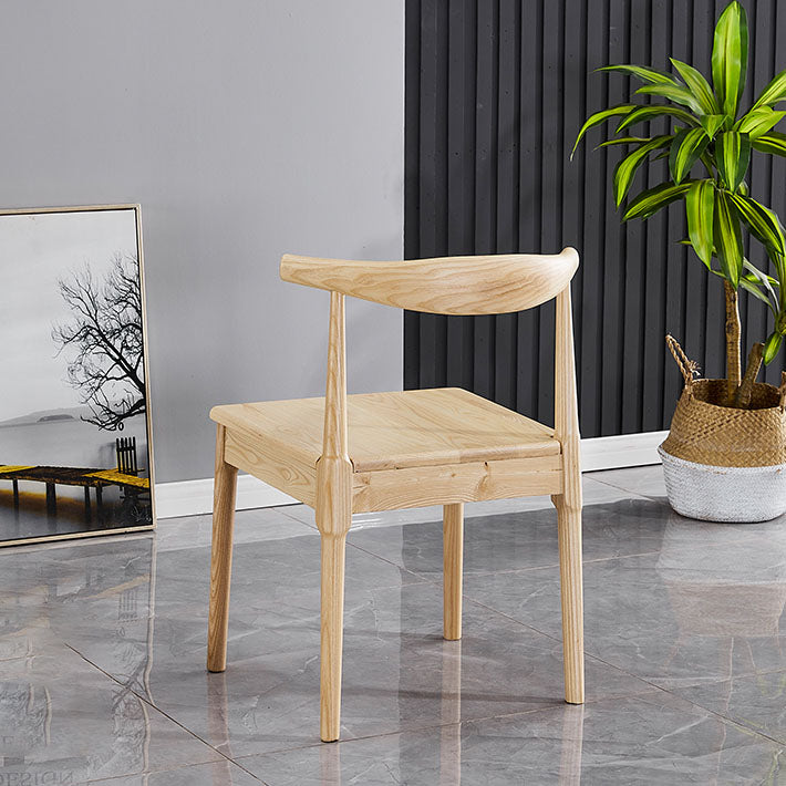 Modern Wood Dining Armless Chair Ladder Back Dining Chair for Kitchen Clearhalo ' kitchen&dining_furn' 'Dining Chairs' 'Dining Tables & Seating' 'dining_chair' 'furn' 'furn_dining_chair' 'Furniture' 'furniture_dining_chair' 'Kitchen & Dining Furniture' 'kitchen' 4286510