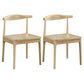Modern Wood Dining Armless Chair Ladder Back Dining Chair for Kitchen Natural 2 Piece Set Clearhalo ' kitchen&dining_furn' 'Dining Chairs' 'Dining Tables & Seating' 'dining_chair' 'furn' 'furn_dining_chair' 'Furniture' 'furniture_dining_chair' 'Kitchen & Dining Furniture' 'kitchen' 4286518