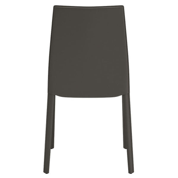 Contemporary Leather Curved Dining Chair Parsons Chair for Brasserie Clearhalo ' kitchen&dining_furn' 'Dining Chairs' 'Dining Tables & Seating' 'dining_chair' 'furn' 'furn_dining_chair' 'Furniture' 'furniture_dining_chair' 'Kitchen & Dining Furniture' 'kitchen' 4286558