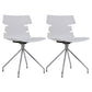 Contemporary Plastic Side Chair Solid Back Dining Chair for Restaurant White 2 Piece Set Clearhalo ' kitchen&dining_furn' 'Dining Chairs' 'Dining Tables & Seating' 'dining_chair' 'furn' 'furn_dining_chair' 'Furniture' 'furniture_dining_chair' 'Kitchen & Dining Furniture' 'kitchen' 4286565