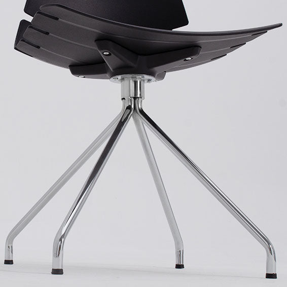 Contemporary Plastic Side Chair Solid Back Dining Chair for Restaurant Clearhalo ' kitchen&dining_furn' 'Dining Chairs' 'Dining Tables & Seating' 'dining_chair' 'furn' 'furn_dining_chair' 'Furniture' 'furniture_dining_chair' 'Kitchen & Dining Furniture' 'kitchen' 4286577