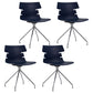 Contemporary Plastic Side Chair Solid Back Dining Chair for Restaurant Navy 4 Piece Set Clearhalo ' kitchen&dining_furn' 'Dining Chairs' 'Dining Tables & Seating' 'dining_chair' 'furn' 'furn_dining_chair' 'Furniture' 'furniture_dining_chair' 'Kitchen & Dining Furniture' 'kitchen' 4286583