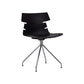Contemporary Plastic Side Chair Solid Back Dining Chair for Restaurant Black 1 Piece Clearhalo ' kitchen&dining_furn' 'Dining Chairs' 'Dining Tables & Seating' 'dining_chair' 'furn' 'furn_dining_chair' 'Furniture' 'furniture_dining_chair' 'Kitchen & Dining Furniture' 'kitchen' 4286584