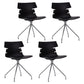 Contemporary Plastic Side Chair Solid Back Dining Chair for Restaurant Black 4 Piece Set Clearhalo ' kitchen&dining_furn' 'Dining Chairs' 'Dining Tables & Seating' 'dining_chair' 'furn' 'furn_dining_chair' 'Furniture' 'furniture_dining_chair' 'Kitchen & Dining Furniture' 'kitchen' 4286585