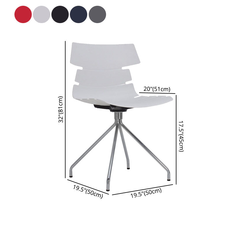 Contemporary Plastic Side Chair Solid Back Dining Chair for Restaurant Clearhalo ' kitchen&dining_furn' 'Dining Chairs' 'Dining Tables & Seating' 'dining_chair' 'furn' 'furn_dining_chair' 'Furniture' 'furniture_dining_chair' 'Kitchen & Dining Furniture' 'kitchen' 4286587