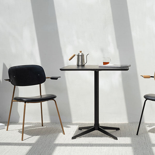 Contemporary Solid Wood Dining Armchair Kitchen Open Back Arm Chair Clearhalo ' kitchen&dining_furn' 'Dining Chairs' 'Dining Tables & Seating' 'dining_chair' 'furn' 'furn_dining_chair' 'Furniture' 'furniture_dining_chair' 'Kitchen & Dining Furniture' 'kitchen' 4286611