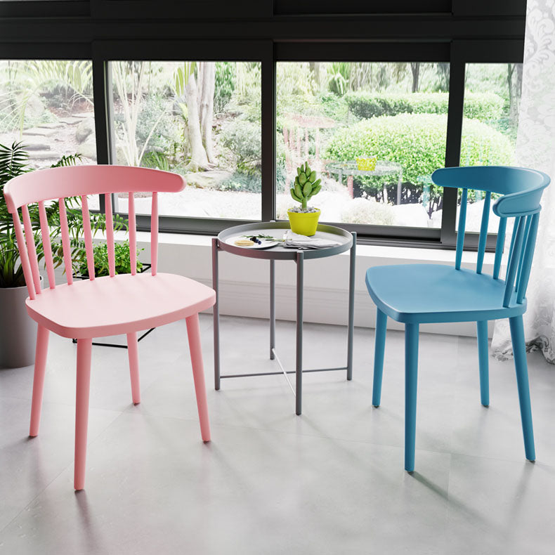 Modern Acrylic Indoor-Outdoor Chairs Windsor Dining Side Chair Clearhalo ' kitchen&dining_furn' 'Dining Chairs' 'Dining Tables & Seating' 'dining_chair' 'furn' 'furn_dining_chair' 'Furniture' 'furniture_dining_chair' 'Kitchen & Dining Furniture' 'kitchen' 4286633