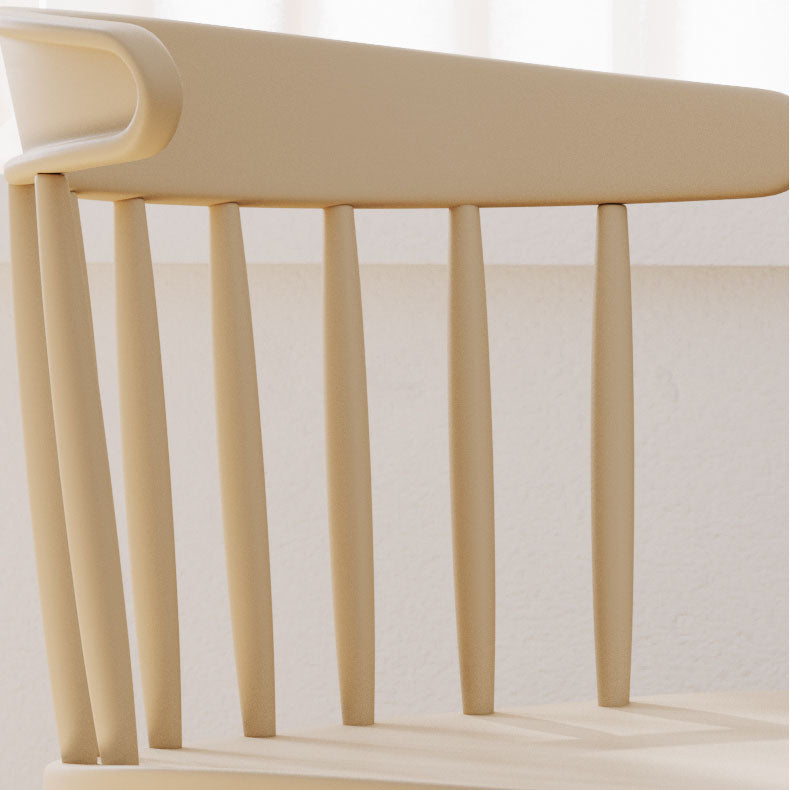 Modern Acrylic Indoor-Outdoor Chairs Windsor Dining Side Chair Clearhalo ' kitchen&dining_furn' 'Dining Chairs' 'Dining Tables & Seating' 'dining_chair' 'furn' 'furn_dining_chair' 'Furniture' 'furniture_dining_chair' 'Kitchen & Dining Furniture' 'kitchen' 4286640