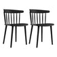 Modern Acrylic Indoor-Outdoor Chairs Windsor Dining Side Chair Black 2 Piece Set Clearhalo ' kitchen&dining_furn' 'Dining Chairs' 'Dining Tables & Seating' 'dining_chair' 'furn' 'furn_dining_chair' 'Furniture' 'furniture_dining_chair' 'Kitchen & Dining Furniture' 'kitchen' 4286647