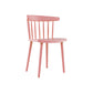 Modern Acrylic Indoor-Outdoor Chairs Windsor Dining Side Chair Pink 1 Piece Clearhalo ' kitchen&dining_furn' 'Dining Chairs' 'Dining Tables & Seating' 'dining_chair' 'furn' 'furn_dining_chair' 'Furniture' 'furniture_dining_chair' 'Kitchen & Dining Furniture' 'kitchen' 4286658