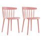 Modern Acrylic Indoor-Outdoor Chairs Windsor Dining Side Chair Pink 2 Piece Set Clearhalo ' kitchen&dining_furn' 'Dining Chairs' 'Dining Tables & Seating' 'dining_chair' 'furn' 'furn_dining_chair' 'Furniture' 'furniture_dining_chair' 'Kitchen & Dining Furniture' 'kitchen' 4286659