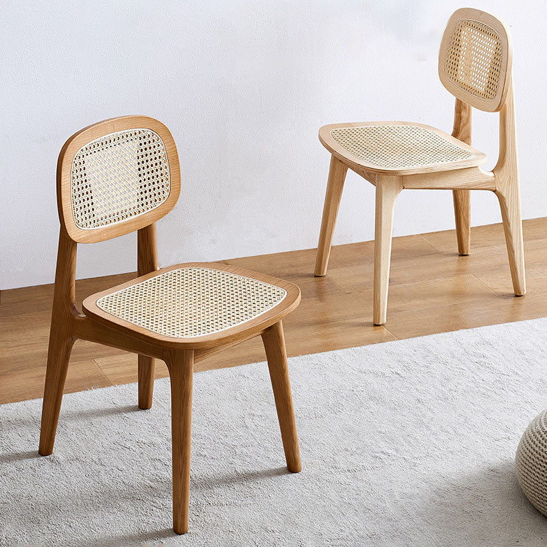 Wood Contemporary Kitchen Dining Armless Chair Open Back Dining Chair Clearhalo ' kitchen&dining_furn' 'Dining Chairs' 'Dining Tables & Seating' 'dining_chair' 'furn' 'furn_dining_chair' 'Furniture' 'furniture_dining_chair' 'Kitchen & Dining Furniture' 'kitchen' 4286670