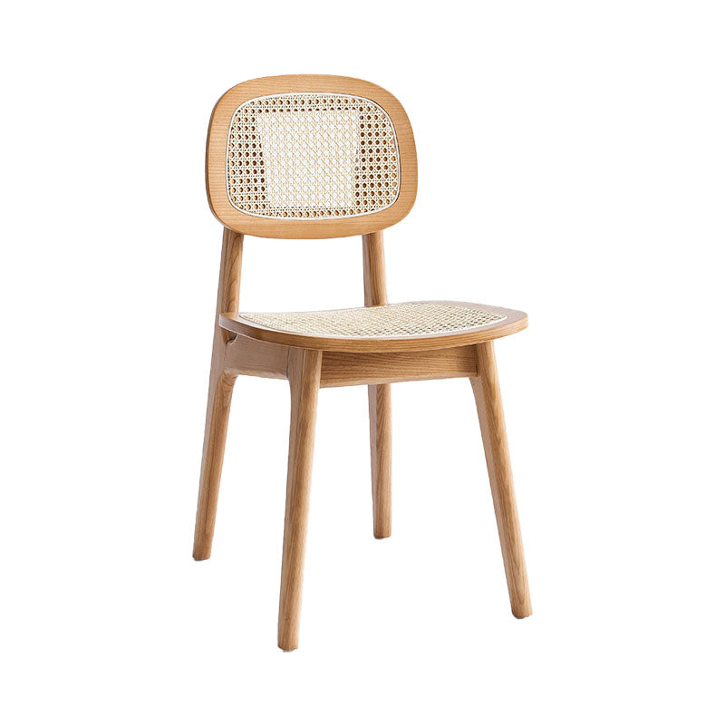 Wood Contemporary Kitchen Dining Armless Chair Open Back Dining Chair Clearhalo ' kitchen&dining_furn' 'Dining Chairs' 'Dining Tables & Seating' 'dining_chair' 'furn' 'furn_dining_chair' 'Furniture' 'furniture_dining_chair' 'Kitchen & Dining Furniture' 'kitchen' 4286672