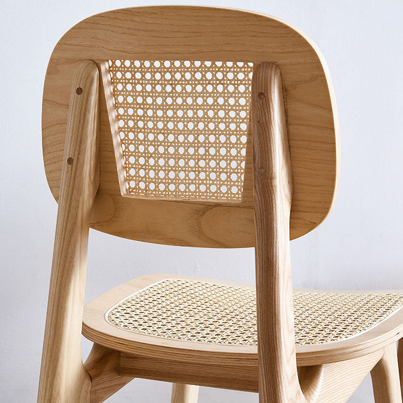 Wood Contemporary Kitchen Dining Armless Chair Open Back Dining Chair Clearhalo ' kitchen&dining_furn' 'Dining Chairs' 'Dining Tables & Seating' 'dining_chair' 'furn' 'furn_dining_chair' 'Furniture' 'furniture_dining_chair' 'Kitchen & Dining Furniture' 'kitchen' 4286673