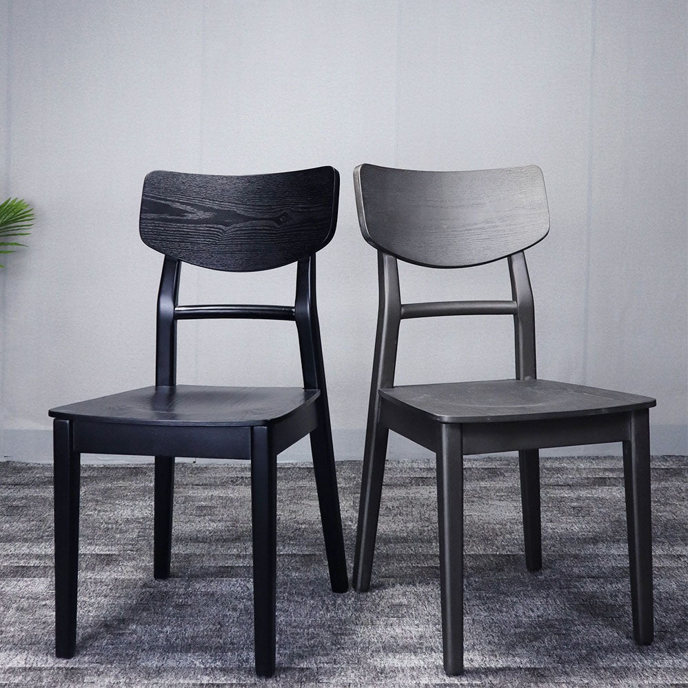 Contemporary Wood Kitchen Chairs Ladder Back Dining Side Chair Clearhalo ' kitchen&dining_furn' 'Dining Chairs' 'Dining Tables & Seating' 'dining_chair' 'furn' 'furn_dining_chair' 'Furniture' 'furniture_dining_chair' 'Kitchen & Dining Furniture' 'kitchen' 4286701