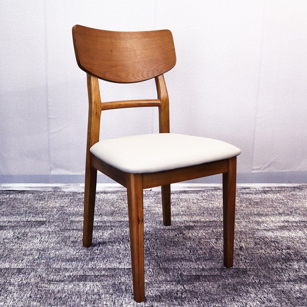 Contemporary Wood Kitchen Chairs Ladder Back Dining Side Chair Walnut Upholstered 1 Piece Clearhalo ' kitchen&dining_furn' 'Dining Chairs' 'Dining Tables & Seating' 'dining_chair' 'furn' 'furn_dining_chair' 'Furniture' 'furniture_dining_chair' 'Kitchen & Dining Furniture' 'kitchen' 4286703