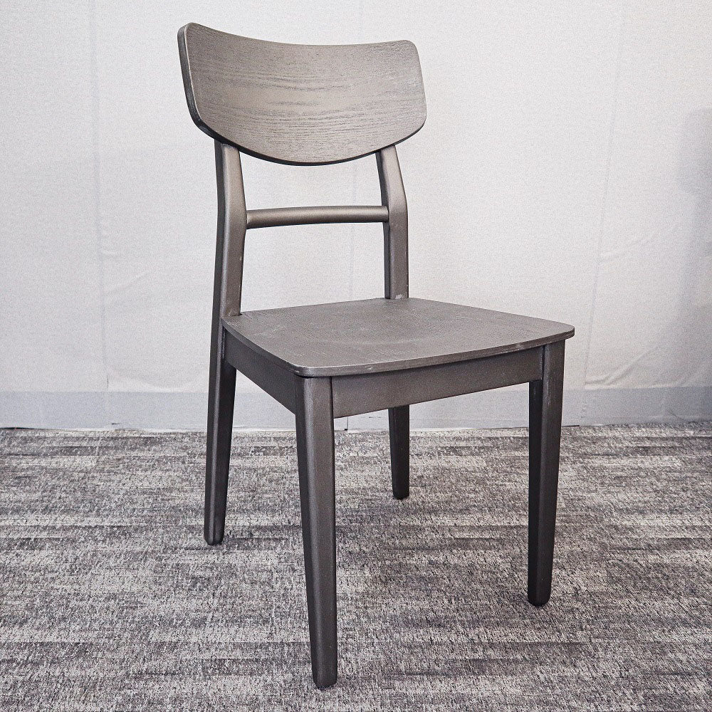 Contemporary Wood Kitchen Chairs Ladder Back Dining Side Chair Silver Gray Wood 1 Piece Clearhalo ' kitchen&dining_furn' 'Dining Chairs' 'Dining Tables & Seating' 'dining_chair' 'furn' 'furn_dining_chair' 'Furniture' 'furniture_dining_chair' 'Kitchen & Dining Furniture' 'kitchen' 4286719