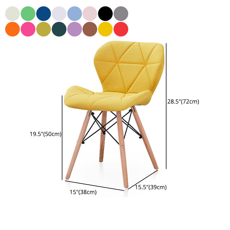 Modern Wood Indoor-Outdoor Room Side Chairs Solid Back Chair Clearhalo ' kitchen&dining_furn' 'Dining Chairs' 'Dining Tables & Seating' 'dining_chair' 'Furniture' 'furniture_dining_chair' 'Kitchen & Dining Furniture' 'kitchen' 4286801