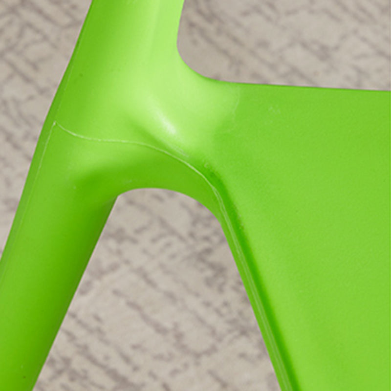 Plastic Contemporary Modern Dining Side Chair Open Back Chair Clearhalo ' kitchen&dining_furn' 'Dining Chairs' 'Dining Tables & Seating' 'dining_chair' 'furn' 'furn_dining_chair' 'Furniture' 'furniture_dining_chair' 'Kitchen & Dining Furniture' 'kitchen' 4286911