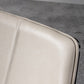 Contemporary Sloped Arm Chair Leather Curved Parsons Arm Chair for Brasserie Clearhalo ' kitchen&dining_furn' 'Dining Chairs' 'Dining Tables & Seating' 'dining_chair' 'furn' 'furn_dining_chair' 'Furniture' 'furniture_dining_chair' 'Kitchen & Dining Furniture' 'kitchen' 4286945