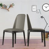 Contemporary Modern Wood Side Chairs Indoor-Outdoor Parsons Chair Clearhalo ' kitchen&dining_furn' 'Dining Chairs' 'Dining Tables & Seating' 'dining_chair' 'Furniture' 'furniture_dining_chair' 'Kitchen & Dining Furniture' 'kitchen' 4286990