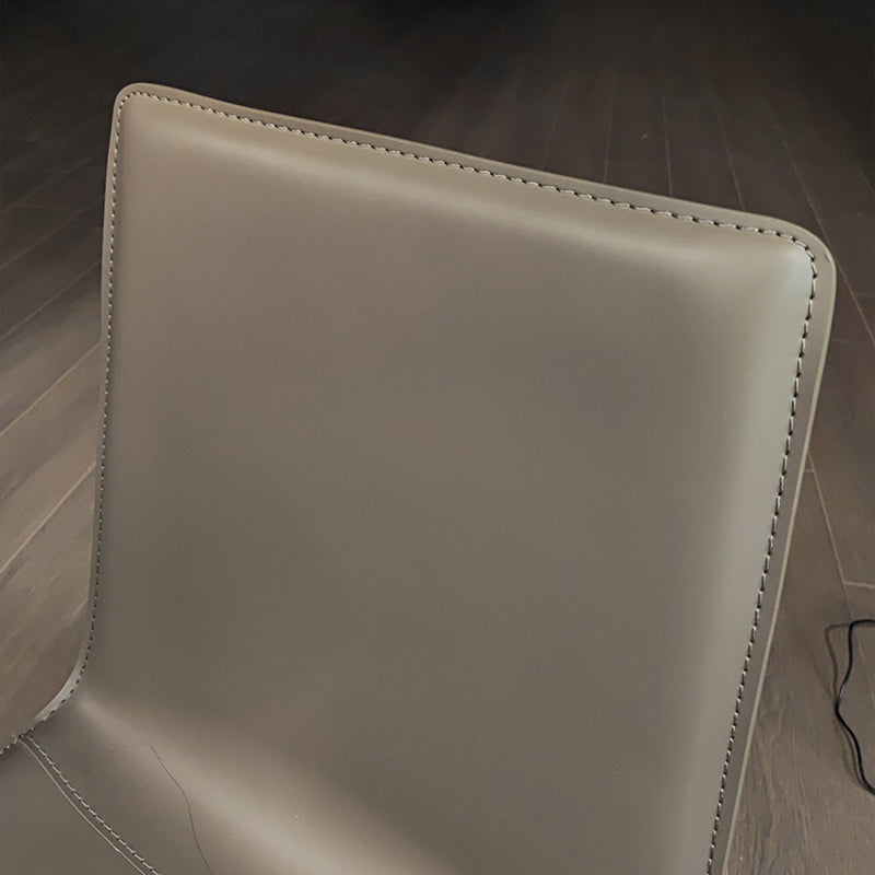 Leather Contemporary Dining Side Chair Kitchen Parsons Dining Chair Clearhalo ' kitchen&dining_furn' 'Dining Chairs' 'Dining Tables & Seating' 'dining_chair' 'furn' 'furn_dining_chair' 'Furniture' 'furniture_dining_chair' 'Kitchen & Dining Furniture' 'kitchen' 4287040