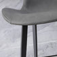 Modern Leather Curved Dining Chair Matte Finish Parsons Chair for Brasserie Clearhalo ' kitchen&dining_furn' 'Dining Chairs' 'Dining Tables & Seating' 'dining_chair' 'furn' 'furn_dining_chair' 'Furniture' 'furniture_dining_chair' 'Kitchen & Dining Furniture' 'kitchen' 4287056