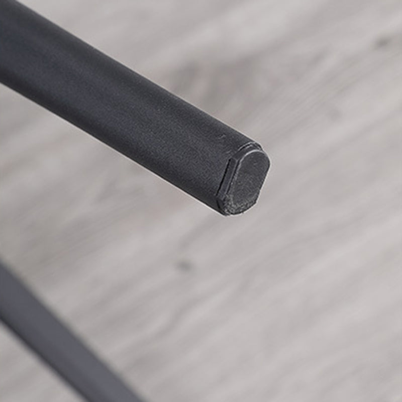 Modern Leather Curved Dining Chair Matte Finish Parsons Chair for Brasserie Clearhalo ' kitchen&dining_furn' 'Dining Chairs' 'Dining Tables & Seating' 'dining_chair' 'furn' 'furn_dining_chair' 'Furniture' 'furniture_dining_chair' 'Kitchen & Dining Furniture' 'kitchen' 4287058