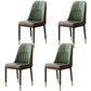 Contemporary Leather Curved Dining and Accent Chairs Parsons Chairs Green-Coffee 4 Piece Set Clearhalo ' kitchen&dining_furn' 'Dining Chairs' 'Dining Tables & Seating' 'dining_chair' 'furn' 'furn_dining_chair' 'Furniture' 'furniture_dining_chair' 'Kitchen & Dining Furniture' 'kitchen' 4287100