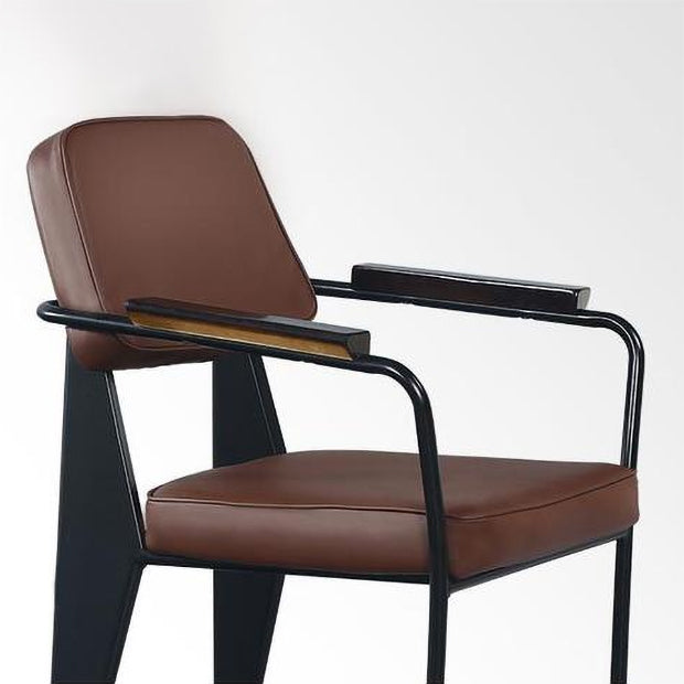 Industrial Metal Indoor-Outdoor Room Armchair Open Back Chair Clearhalo ' kitchen&dining_furn' 'Dining Chairs' 'Dining Tables & Seating' 'dining_chair' 'furn' 'furn_dining_chair' 'Furniture' 'furniture_dining_chair' 'Kitchen & Dining Furniture' 'kitchen' 4287159