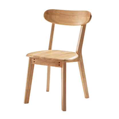 Contemporary Wood Indoor-Outdoor Room Side Chairs Open Back Chair Natural 1 Piece Clearhalo ' kitchen&dining_furn' 'Dining Chairs' 'Dining Tables & Seating' 'dining_chair' 'furn' 'furn_dining_chair' 'Furniture' 'furniture_dining_chair' 'Kitchen & Dining Furniture' 'kitchen' 4287180