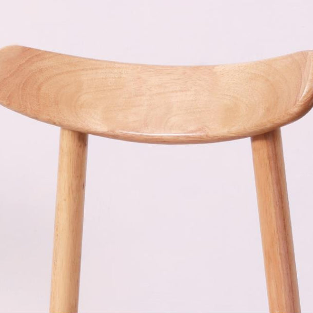 Contemporary Wood Indoor-Outdoor Room Side Chairs Open Back Chair Clearhalo ' kitchen&dining_furn' 'Dining Chairs' 'Dining Tables & Seating' 'dining_chair' 'furn' 'furn_dining_chair' 'Furniture' 'furniture_dining_chair' 'Kitchen & Dining Furniture' 'kitchen' 4287186