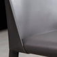 Modern Parsons Side Chair Matte Finish Leather Curved Armless Chair Clearhalo ' kitchen&dining_furn' 'Dining Chairs' 'Dining Tables & Seating' 'dining_chair' 'Furniture' 'furniture_dining_chair' 'Kitchen & Dining Furniture' 'kitchen' 4287258