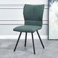 Modern Upholstered Side Chair Matte Finish Parsons Chair for Dining Room Blackish Green 1 Piece Clearhalo ' kitchen&dining_furn' 'Dining Chairs' 'Dining Tables & Seating' 'dining_chair' 'furn' 'furn_dining_chair' 'Furniture' 'furniture_dining_chair' 'Kitchen & Dining Furniture' 'kitchen' 4287298