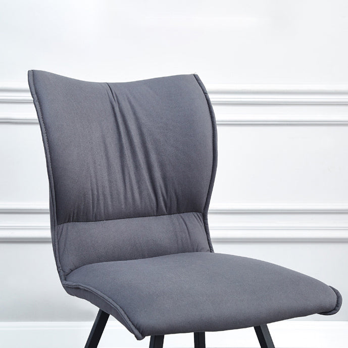 Modern Upholstered Side Chair Matte Finish Parsons Chair for Dining Room Clearhalo ' kitchen&dining_furn' 'Dining Chairs' 'Dining Tables & Seating' 'dining_chair' 'furn' 'furn_dining_chair' 'Furniture' 'furniture_dining_chair' 'Kitchen & Dining Furniture' 'kitchen' 4287306