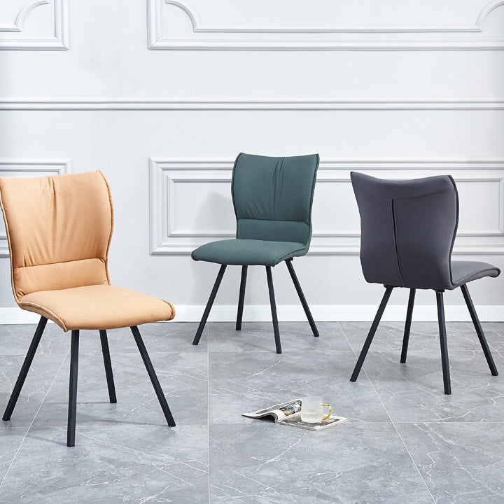 Modern Upholstered Side Chair Matte Finish Parsons Chair for Dining Room Clearhalo ' kitchen&dining_furn' 'Dining Chairs' 'Dining Tables & Seating' 'dining_chair' 'furn' 'furn_dining_chair' 'Furniture' 'furniture_dining_chair' 'Kitchen & Dining Furniture' 'kitchen' 4287311