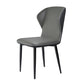 Contemporary Parsons Side Chair Matte Finish Leather Curved Chair for Brasserie Clearhalo ' kitchen&dining_furn' 'Dining Chairs' 'Dining Tables & Seating' 'dining_chair' 'furn' 'furn_dining_chair' 'Furniture' 'furniture_dining_chair' 'Kitchen & Dining Furniture' 'kitchen' 4287343