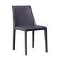 Modern Leather Indoor-Outdoor Room Side Chairs Solid Back Chair Clearhalo ' kitchen&dining_furn' 'Dining Chairs' 'Dining Tables & Seating' 'dining_chair' 'furn' 'furn_dining_chair' 'Furniture' 'furniture_dining_chair' 'Kitchen & Dining Furniture' 'kitchen' 4287397