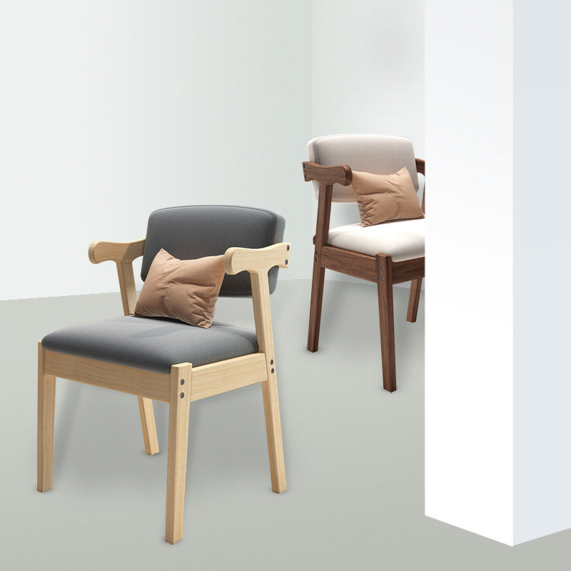 Contemporary Wood Indoor-Outdoor Room Armchair Open Back Chair Clearhalo ' kitchen&dining_furn' 'Dining Chairs' 'Dining Tables & Seating' 'dining_chair' 'furn' 'furn_dining_chair' 'Furniture' 'furniture_dining_chair' 'Kitchen & Dining Furniture' 'kitchen' 4287439