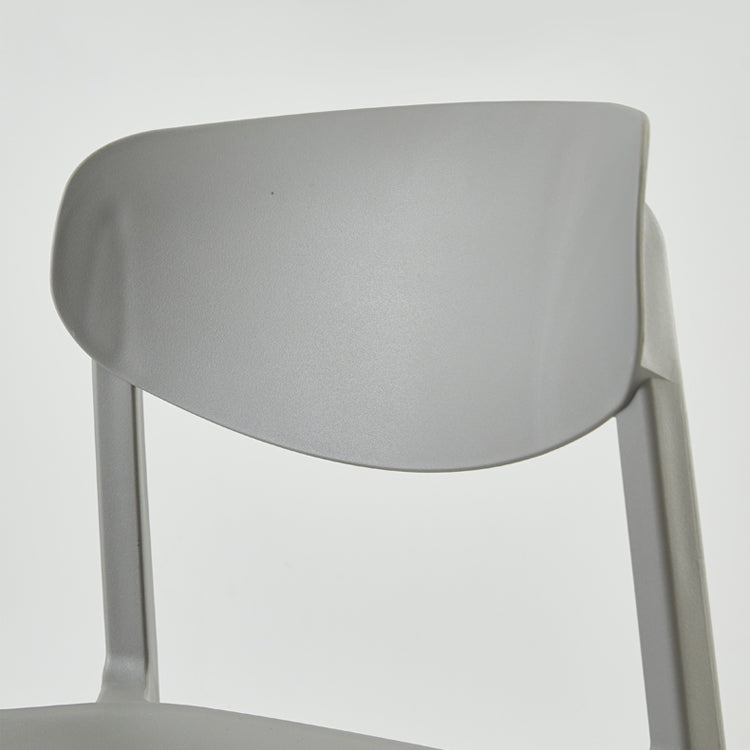 Modern Plastic Indoor-Outdoor Room Side Chairs Open Back Chair Clearhalo ' kitchen&dining_furn' 'Dining Chairs' 'Dining Tables & Seating' 'dining_chair' 'Furniture' 'furniture_dining_chair' 'Kitchen & Dining Furniture' 'kitchen' 4287463