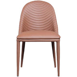 Modern Leather Curved Sloped Armless Chair Matte Finish Parsons Chair for Brasserie Clearhalo ' kitchen&dining_furn' 'Dining Chairs' 'Dining Tables & Seating' 'dining_chair' 'furn' 'furn_dining_chair' 'Furniture' 'furniture_dining_chair' 'Kitchen & Dining Furniture' 'kitchen' 4287556