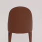 Modern Leather Curved Sloped Armless Chair Matte Finish Parsons Chair for Brasserie Clearhalo ' kitchen&dining_furn' 'Dining Chairs' 'Dining Tables & Seating' 'dining_chair' 'furn' 'furn_dining_chair' 'Furniture' 'furniture_dining_chair' 'Kitchen & Dining Furniture' 'kitchen' 4287558