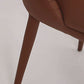 Modern Leather Curved Sloped Armless Chair Matte Finish Parsons Chair for Brasserie Clearhalo ' kitchen&dining_furn' 'Dining Chairs' 'Dining Tables & Seating' 'dining_chair' 'furn' 'furn_dining_chair' 'Furniture' 'furniture_dining_chair' 'Kitchen & Dining Furniture' 'kitchen' 4287560