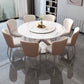 29.52''H Glam Round Dining Table Standard Sintered Stone Dining Table with Pedestal Base Clearhalo ' dining_table' 'Dining Tables & Seating' 'Dining Tables' 'furn' 'furn_dining_table' 'Furniture' 'furniture_dining_table' 'Kitchen & Dining Furniture' 'kitchen&dining_furn' 'kitchen' 'kitchen_dining_table' 4287563